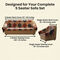 5 Seater Classic Diamond Sofa Cover Set (5SC9)