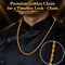 Golden Watch Ring + Chain + Bracelet + Black Designer Ring (GWRCBR)