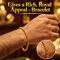 Golden Watch Ring + Chain + Bracelet + Black Designer Ring (GWRCBR)