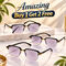 Premium Coloured Adaptive Power Reading Glasses Buy 1 Get 2 Free (3OC2RG49)