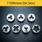 8 Pcs Metric And Imperial Threads Cutting Tool Kit (HT210)