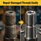 8 Pcs Metric And Imperial Threads Cutting Tool Kit (HT210)