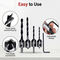 4 Piece Countersink Drill Bit Set For Woodworking (DA9)