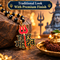Har Har Mahadev Pendant With Black Bead Mala (SJPN26)