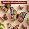 12 Multi Color Magnetic 3D Butterfly Sticker (DRB5)
