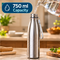 Pack of 3 Stainless Steel Water Bottles - 750ml (3B12)