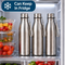 Pack of 3 Stainless Steel Water Bottles - 750ml (3B12)