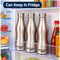 Pack of 3 Stainless Steel Water Bottles - 750ml (3B13)