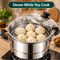 3-In-1 Stainless Steel Deep Fryer Steamer & Cooking Pot (CKW3)