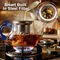 Heat-Resistant Glass Tea Pot With Stainless Steel Filter (GTP)