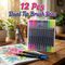 12 Pcs Dual Tip Brush Pens (STA13)