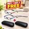 2 Adaptive Power Reading Glasses with Free Ajustable Neckband Strap (2ORG61)