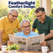 2 Adaptive Power Reading Glasses with Free Ajustable Neckband Strap (2ORG61)
