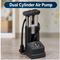 High Pressure Dual Power Foot Air Pump with Gauge (BKU1)