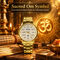 Mens Vedic Sanskrit Golden Watch (MGW11)