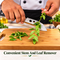 6 In 1 Slicer Shredder & Peeler Knife (CK15)