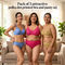 Pack of 3 Attractive Polka Dot Printed Bra And Panty Set (3BP9)