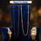 Golden Mens & Ladies Watch With Free Mens & Ladies Chain (MLGWFC1)