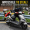 Anti Theft Handlebar Brake Lever Safety Metal Lock For Bike & Scooter (BKU9)