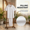 Mens Comfortable Luxury White Shirt And Pajama Night Set (MSP1)