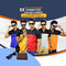 Pack Of 5 Summer Cool Collar T-Shirts + FREE Stylish Watch + Leatherite Wallet + Sunglasses (5PTW11)