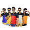 Pack Of 5 Summer Cool Collar T-Shirts + FREE Stylish Watch + Leatherite Wallet + Sunglasses (5PTW11)