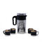 Steel Insulated Hot Flask (1200ml) + 4 Steel Cups (1IF4C2)