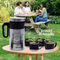 Steel Insulated Hot Flask (1200ml) + 4 Steel Cups (1IF4C2)
