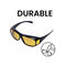 Day & Night HD Vision Wrap Around Goggles Buy 1 Get 2 Free (3WNG)