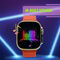 Golden Metal Smart Watch With 2 Straps (BCSW41)
