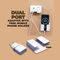 Dual Port Adapter With Free Mobile Phone Holder (CDC7)