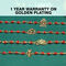 Buy 2 Get 2 Golden Rakhi Bracelet (RB4)