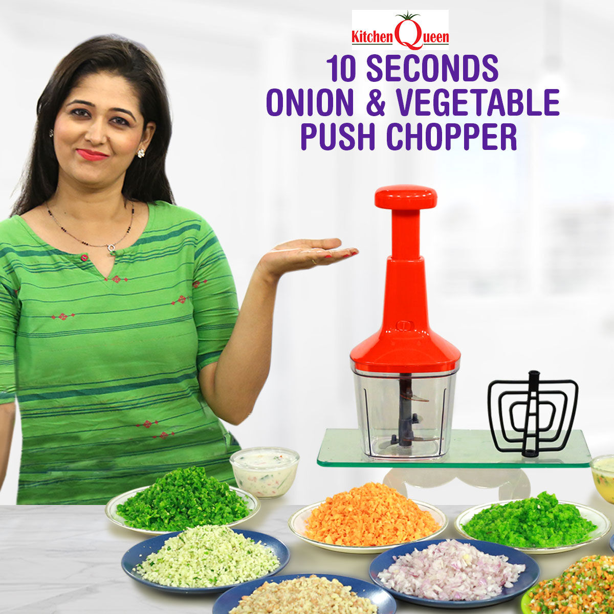 Buy 10 Seconds Onion Vegetable Push Chopper PC4 Online At Best Buy 10 Seconds Onion Vegetable Push Chopper PC4 Online At Best