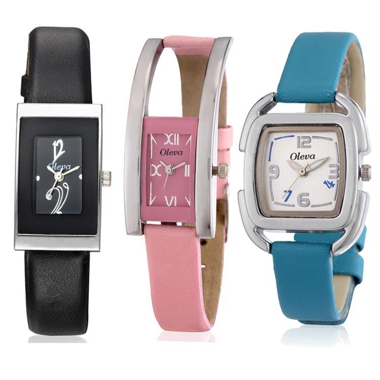 Buy Combo of 3 Oleva Ladies Watches_ond1 Online at Best Price in India