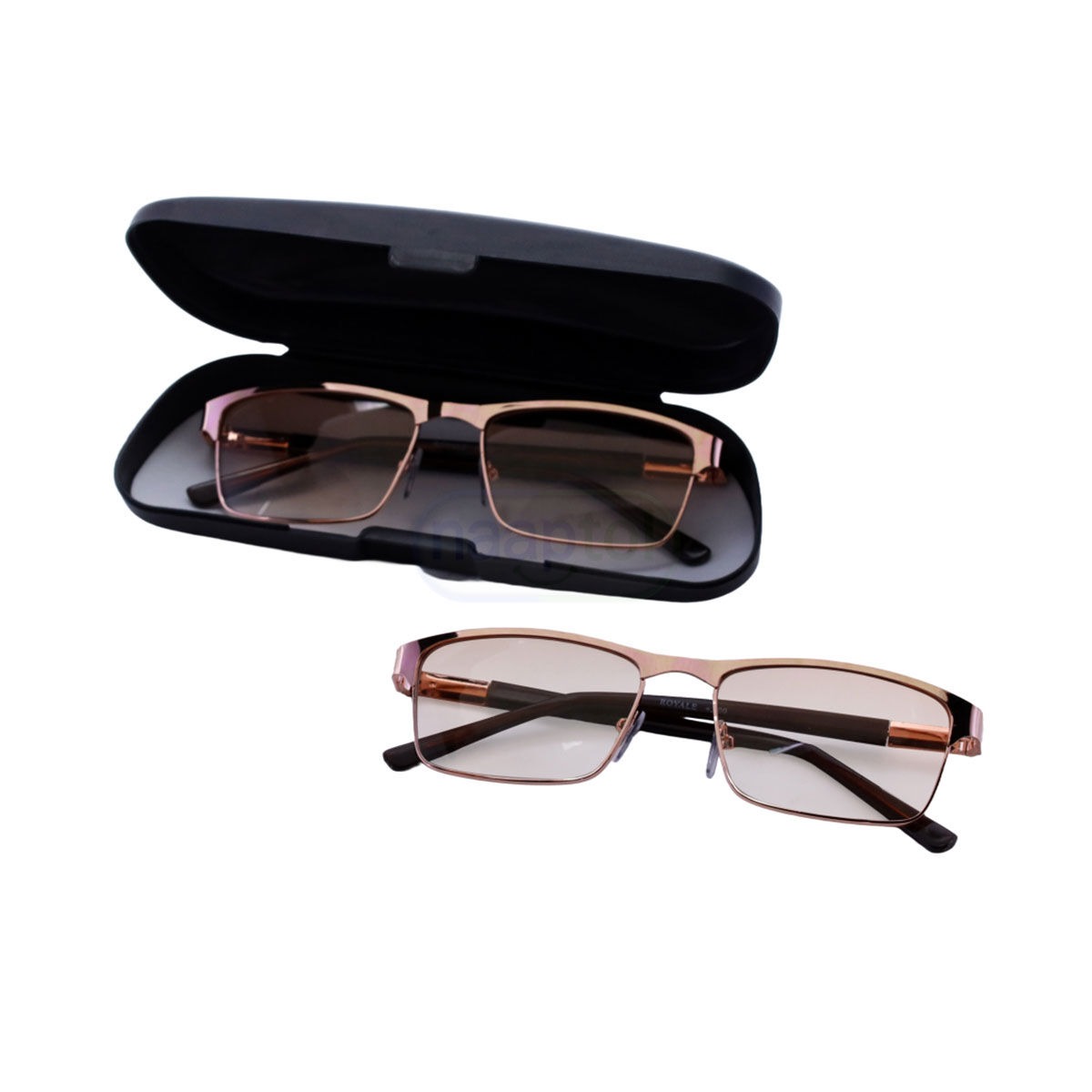 Bifocal Coloured Metal Frame Adaptive Power Reading Glasses Buy Get  Free (2BCORGM3)