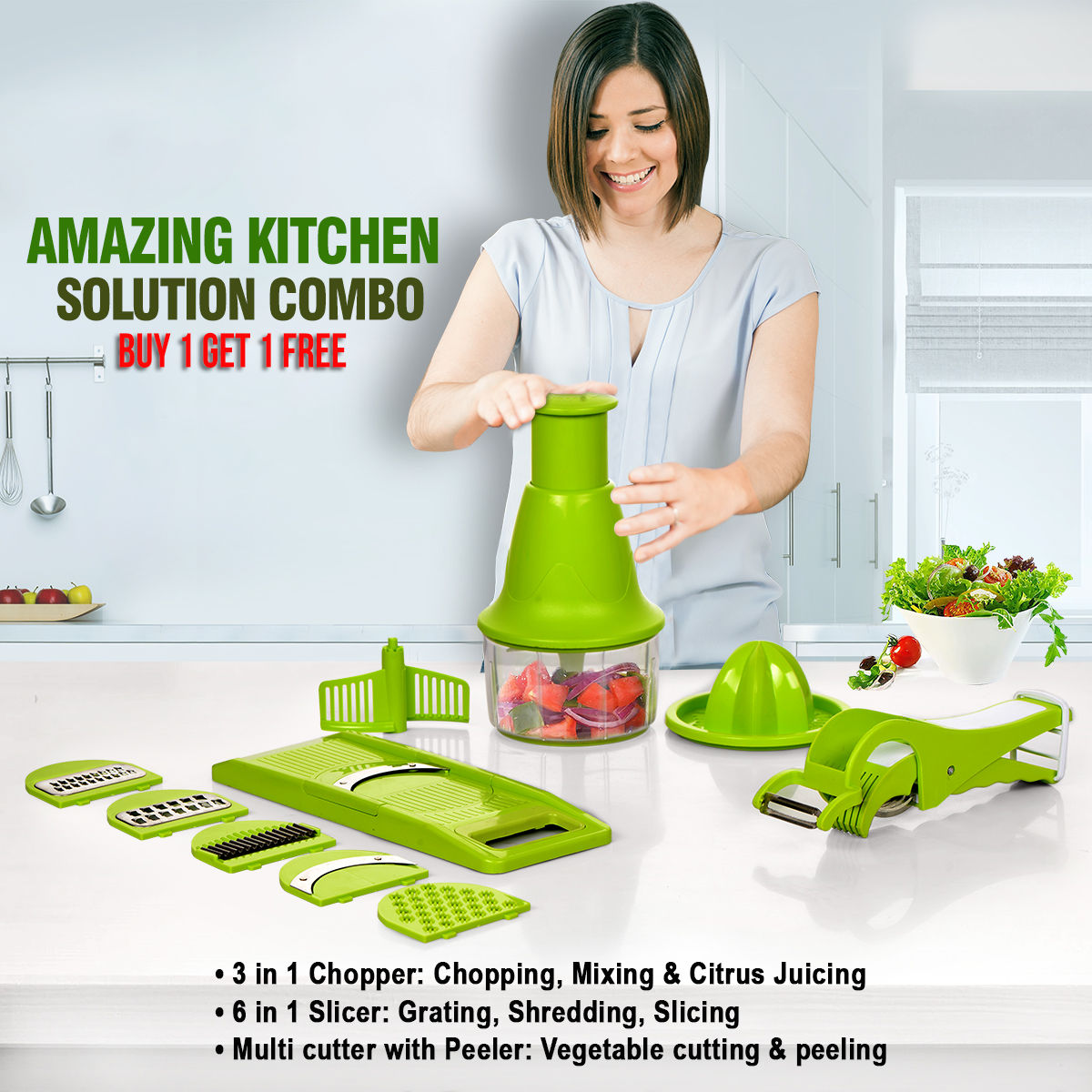 Buy Amazing Kitchen Solution Combo Buy 1 Get 1 Free Online at Best