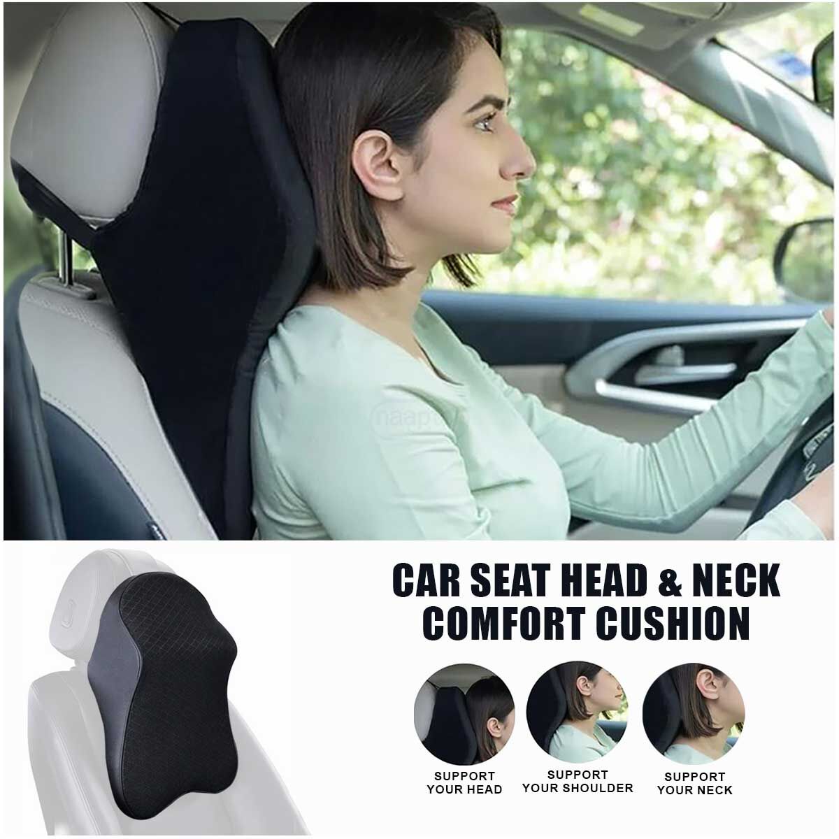 Car Seat Head Neck Comfort Cushion (CSHRCC)