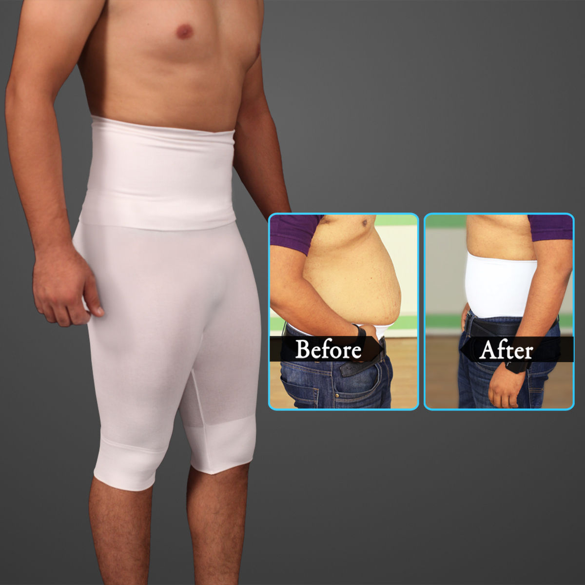 Buy Get In Shape Slimming Belt n Thigh Shaper for Men BOGO Online at