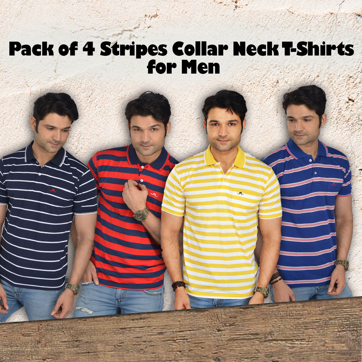 pack of 4 t shirts