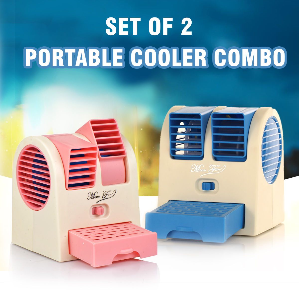 Buy Set of 2 Portable Cooler Combo Online at Best Price in India on