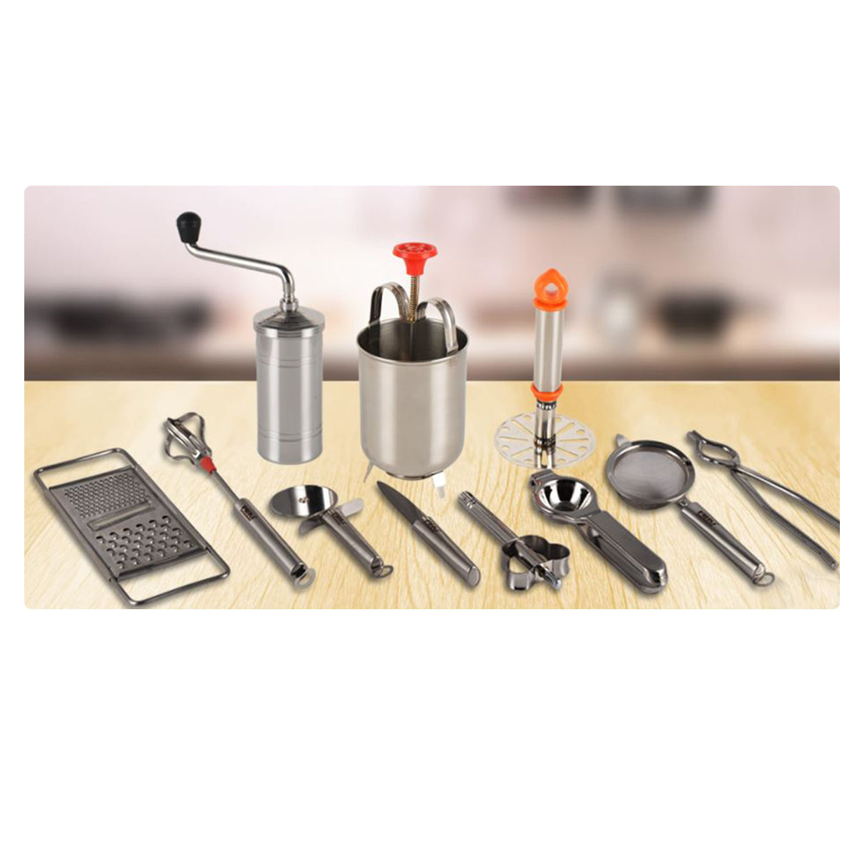 Buy Sev Sancha + 10 Pcs Kitchen Tools Online at Best Price in India on