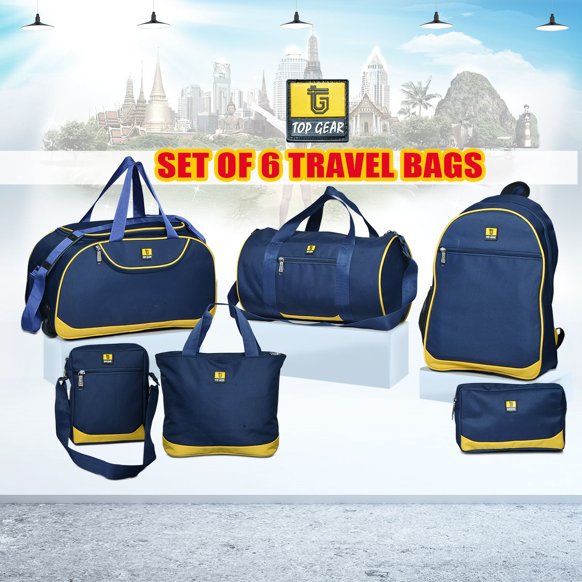 Buy Top Gear Set of 6 Travel Bags Online at Best Price in India on www.bagssaleusa.com/product-category/classic-bags/