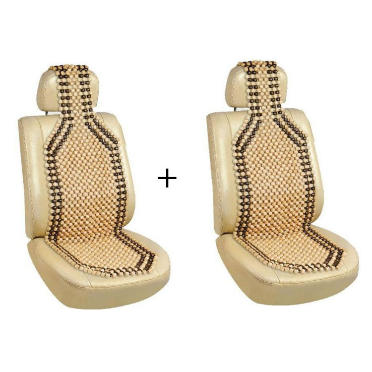 Combo Of 2 Car Seat Acupressure Wooden Beads At Best Combo Of 2 Car Seat Acupressure Wooden Beads