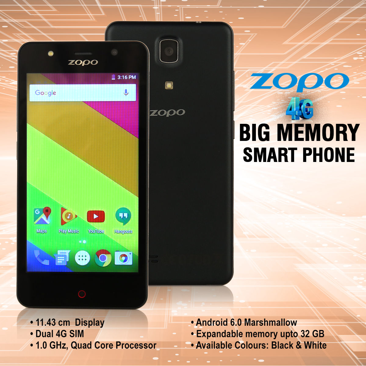 Buy ZOPO 4G Big Memory Smart Phone Online at Best Price in India on ...