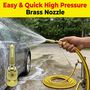 Easy & Quick High Pressure Brass Nozzle