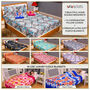 Pack of 7 Beautiful Home Double Bedsheets Set with 2 Blankets (7BS2FB)