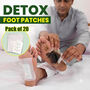 Detox Foot Patches Pack of 20