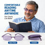 Rimless Folding Adaptive Power Mobile Protection Reading Glasses B1G1 (FORG10)