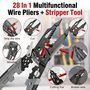 28 In 1 Multifunctional Wire Pliers + Stripper Tool (HT27)