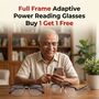 Premium Adaptive Power Reading Glasses B1 G1 Free (ORG34)